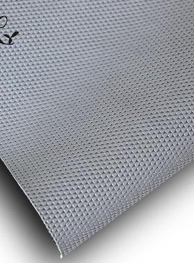 电子产品包装面料小钻石纹菱形压纹灰色人造革0.6mm超纤皮革哑光