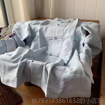 高档刘大家 正宗棉麻手工盘扣太极上衣 中式宽松姐族风唐服装 包