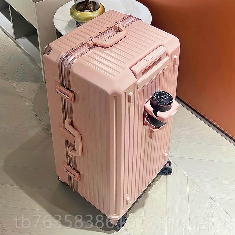 高档新款多功拉大容量箱铝框行李箱女22能寸登机杆男万向轮密码旅