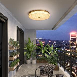 别墅入户大门吸顶灯户外防水防虫室外阳台屋檐自建房大门口照明灯