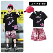 新款 儿童嘻哈街舞潮服孩架子鼓出女团啦啦士队爵演舞蹈表演男练功