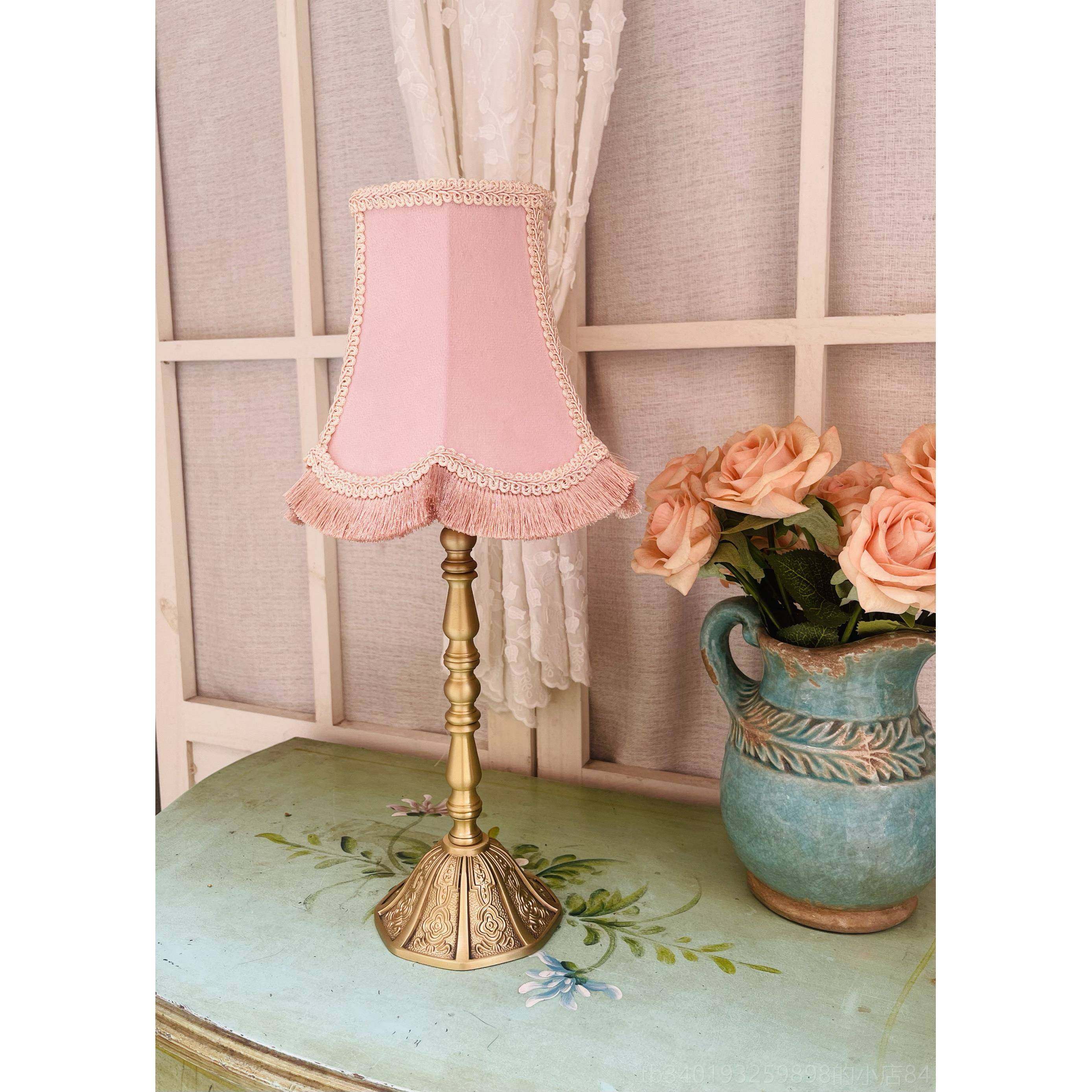 新款美式法式式ins铜桌全美韩国风格覆古迷你小台灯怀旧民面宿床,家装灯饰光源,装饰台灯,淘宝优惠券,粉丝福利购,淘宝优惠卷