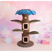 新款 薄荷树多 Ca玩mily猫爬太阳花猫树猫城堡猫士窝猫爬架猫具定