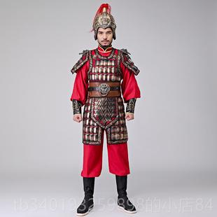 将军武演将士兵服古装 新款 盔甲男士 国朝古装 铠甲 影视古春秋汉战装