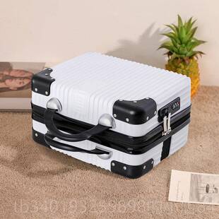 新款5202新款手提行李箱14寸迷你洗漱收包可携式纳工具箱箱子化小
