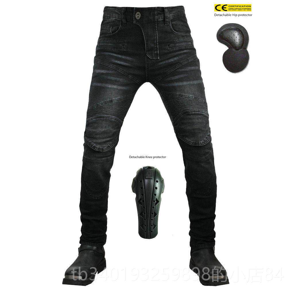 新款包邮 K-18 机车牛仔裤男 休 机车骑行裤 修身7闲弹力赛车P防