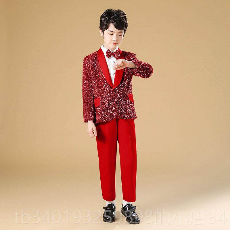 新款小男孩色幻想服灰亮片钢琴表演装男表孩舞台演服装小西装裤子,童装/婴儿装/亲子装,儿童礼服,淘宝优惠券,粉丝福利购,淘宝优惠卷