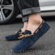 豆鞋 豆新款 男真皮韩百搭春个性 休闲皮鞋 潮流软底懒人 新款 版 2025季