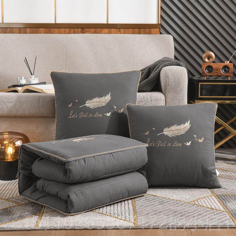 新款汽车抱枕被子用两多功能车载靠垫沙发靠枕可被折叠调午睡空枕