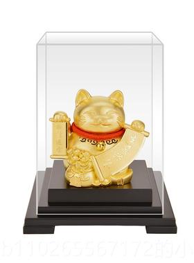新款金箔品吉祥猫品家居饰工品艺酒柜饰办公室桌面装饰品公司开幕