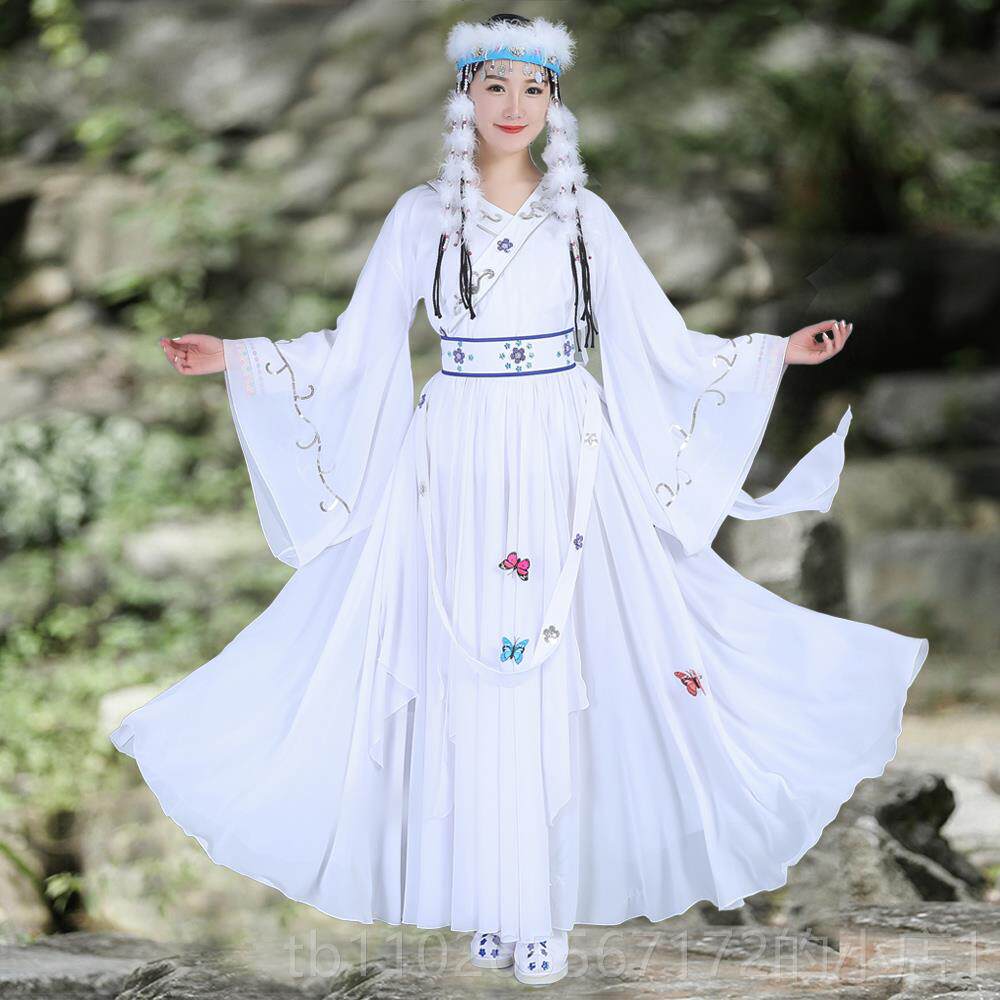 新款抖音香同款衣服还珠格格装服装套超仙女汉服演出服含妃香公主