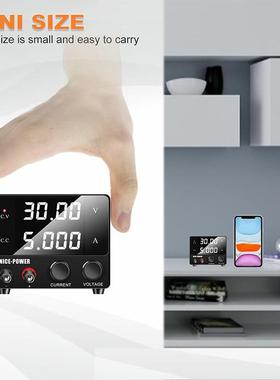 快取SPS-F305可调直流稳压电源迷你款跨境稳压电源30V5A稳压器外