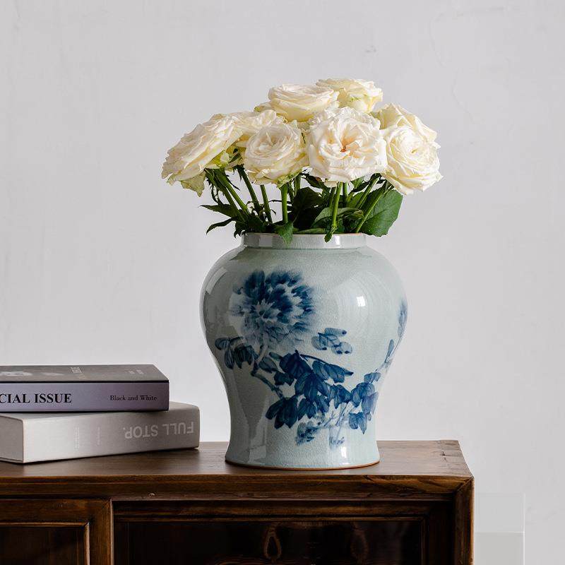 读途复古手绘大号陶瓷花瓶装饰干花鲜花水培陶罐装饰客厅插花摆件,玩具/童车/益智/积木/模型,毛绒/玩偶/公仔/布艺类玩具,淘宝优惠券,粉丝福利购,淘宝优惠卷
