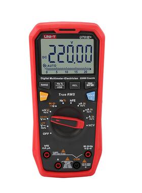 新品优利德UT61E+高精度真有效值数字万用表电压电流电阻电容