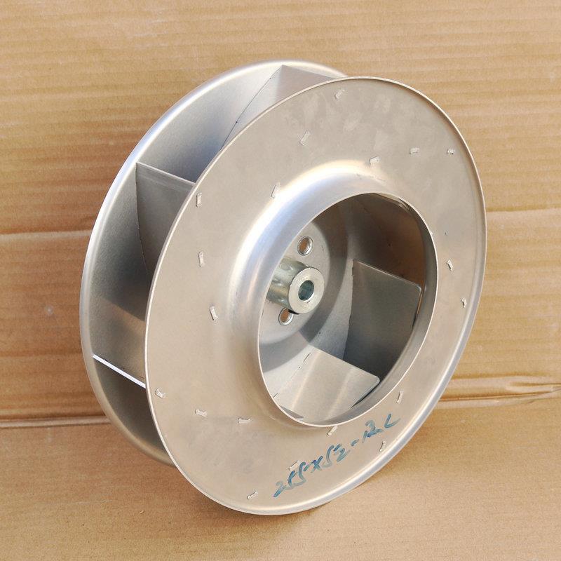 工厂供应离心叶轮255大棚烧煤锅炉吹风机取暖设备内转子12铝风轮