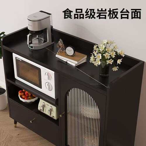 厨房玄关酒柜置物架茶水柜高端新款家用轻奢餐边柜多功能客厅现代
