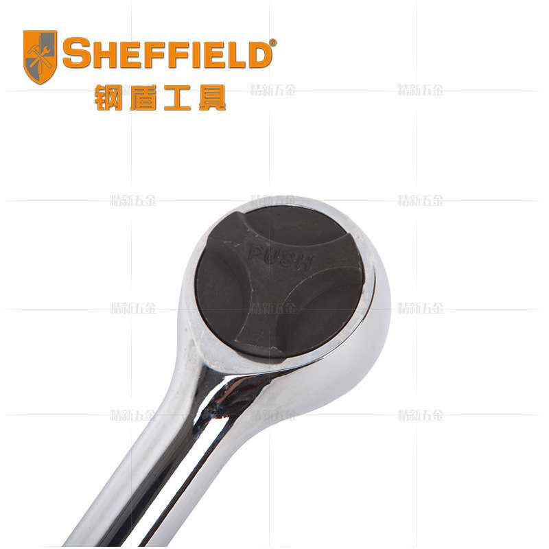 钢盾工具专业快速脱落钢柄棘轮扳手耐油机修汽修套筒棘轮扳手大飞