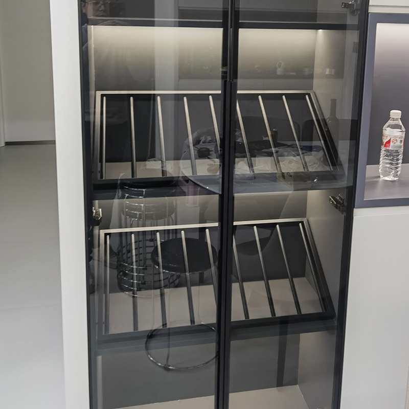米休里红酒架家用酒柜铁艺斜放酒架酒吧展示架创意酒架可多层