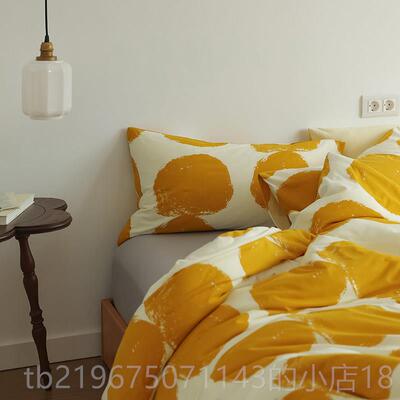 高档糯针织系列 NS约天竺软棉四件套 纯全棉柔软贴身双简I人床上