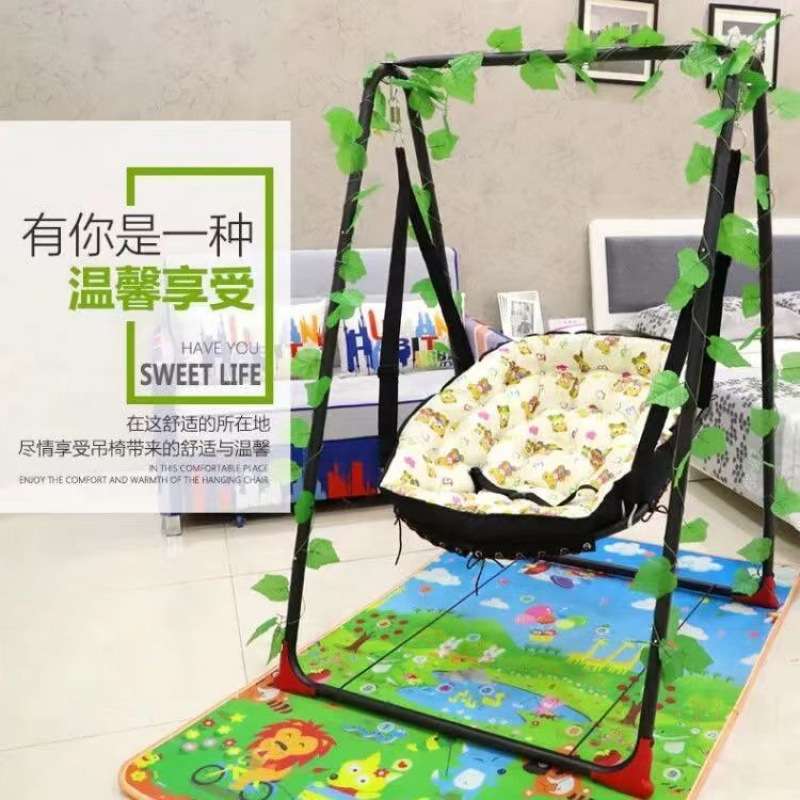 吊篮秋千户外庭院吊椅室内阳台吊篮椅子户外室外摇篮椅婴儿吊床厂
