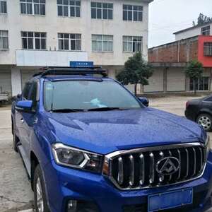 中兴领主铃拓大通T60T70皮卡车行李架横杆免打孔车顶筐射灯支架