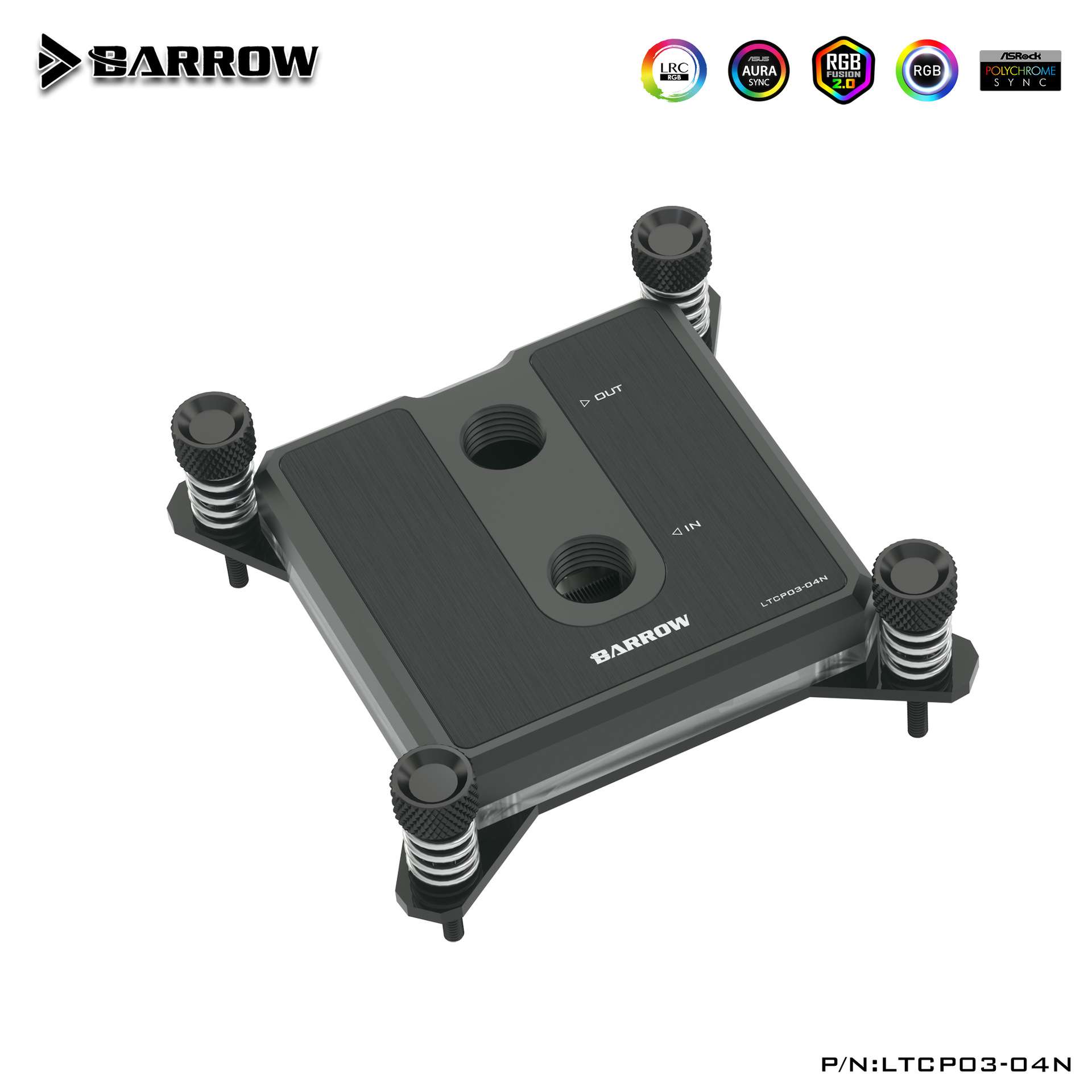 Barrow INTEL平台专用 喷射型微水道CPU水冷头 简系列 LTCP03-04N