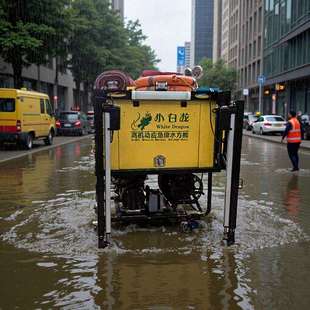 可移动式排水方舱高机动发电照明排污自动升降式排水