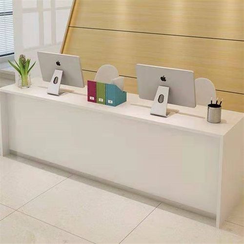 【畅销榜】房产中介办公桌收银前台吧台物业店铺台旅行社咨询接待