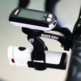 黑鸟码 表支架把立延长架佳明行者小G延伸座可挂前灯手电筒