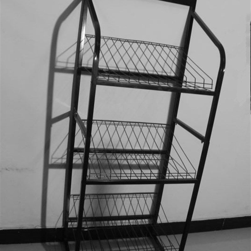 汽车装具用品把套展示架方向盘架子汽车把套展架货架展柜落地铁质