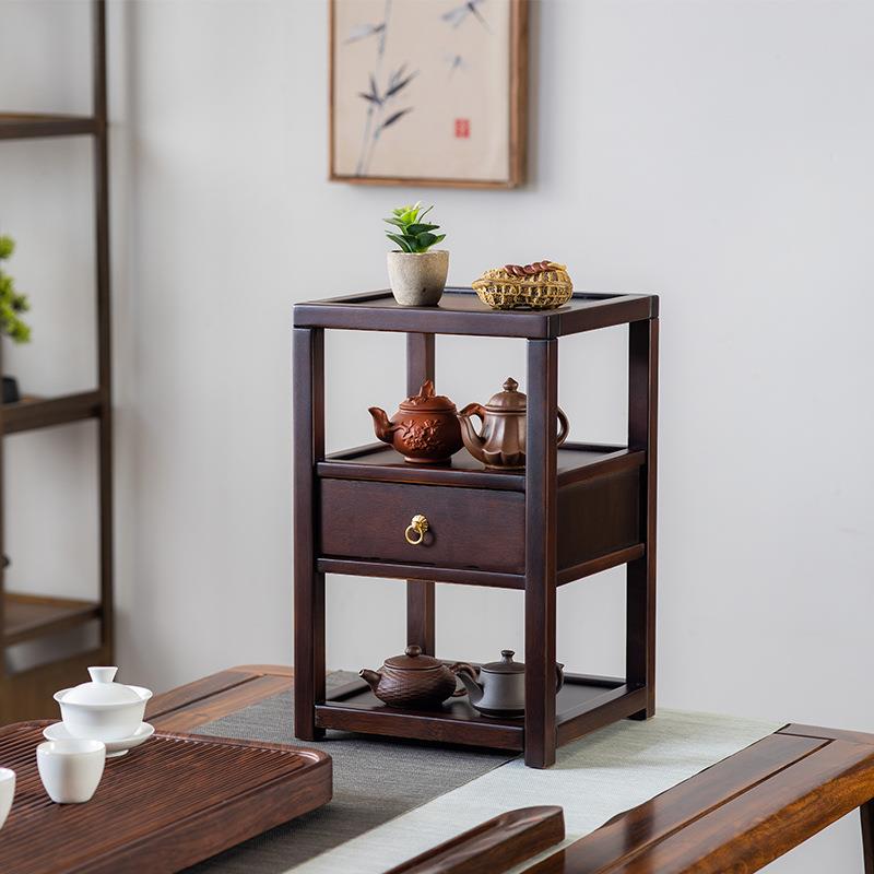 博古架置物架子展示架茶壶茶杯紫砂茶叶桌面茶具小摆件收纳多宝阁