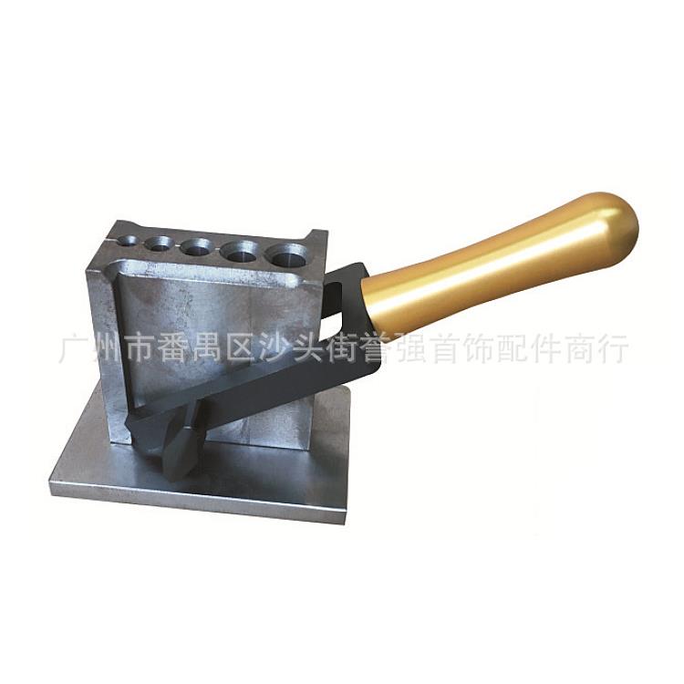 YU QIANG 欧式两用平板+圆柱大油夹 平板与圆条油槽 金银首饰模具