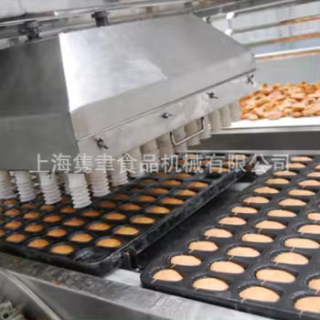 全自动牛奶蛋糕设备 全套奶油蛋糕生产线 上海厂家