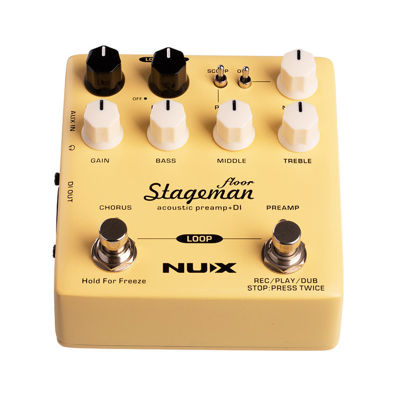 NUX纽克斯木吉他原声前级效果器StagemanFloor民谣单块LOOP循环