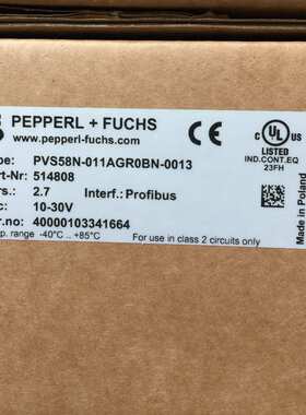P*F单圈绝对值编码器 PVS58N-011AGR0BN-0013 订货号：514808现货