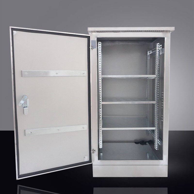 户外防水不锈钢配电箱网络机柜室外防雨监控箱设备交换机弱电柜