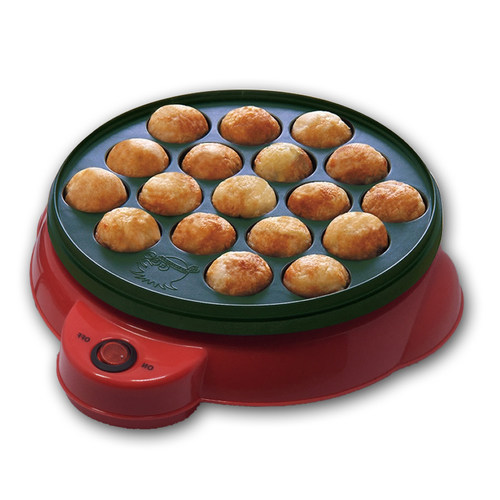 章鱼小丸子机器电热章鱼烧机家用章鱼烧烤盘樱桃丸子材料套餐工具