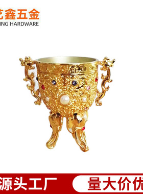 厂家老铜器中号金瓯永固杯古玩工艺品摆件清乾隆皇宫酒杯礼品