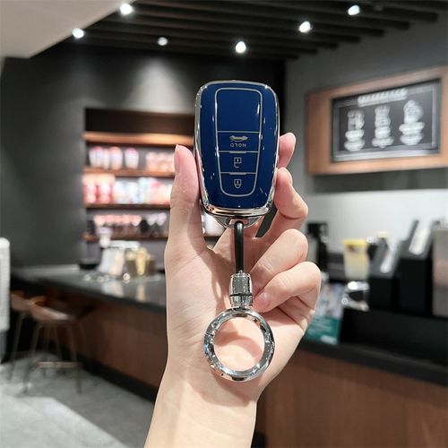 适用丰田凯美瑞车钥匙套亚洲龙卡罗拉雷凌汉兰达威兰达荣放扣男女