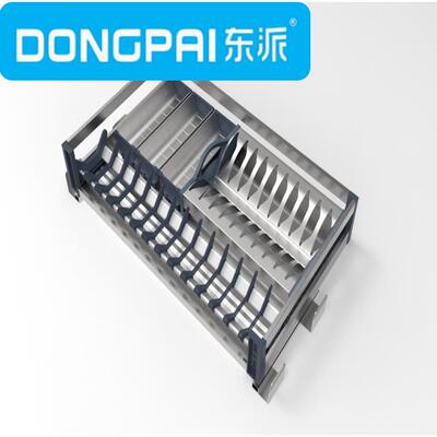 DONGPAI东派-不锈钢板式拉篮全钢拉篮厨房拉篮900不锈钢三边碗篮