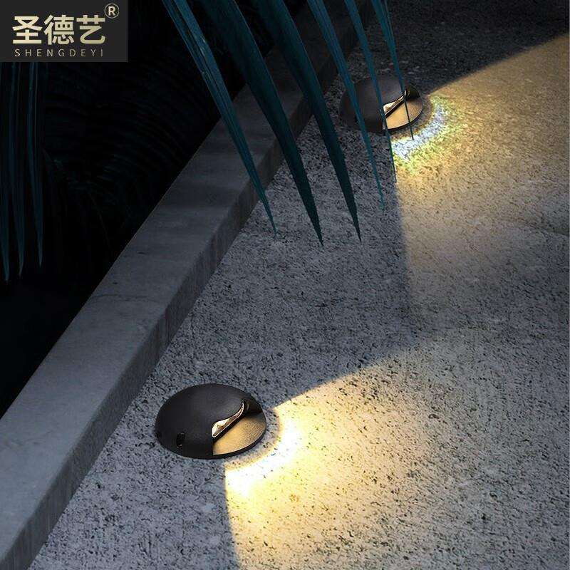 LED3W龟壳灯防水户外过道草坪地埋灯室外别墅花园阶梯景观步道灯