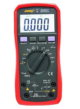 滨江BM901数字多用表过载保护三用表防烧万用表电容大屏显示屏幕