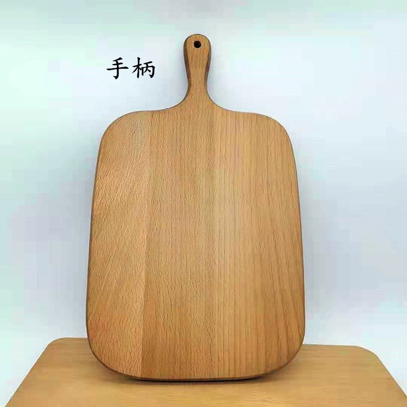 进口榉木宝宝辅食菜板迷你家用案板切水果宿舍用砧板面包披萨板