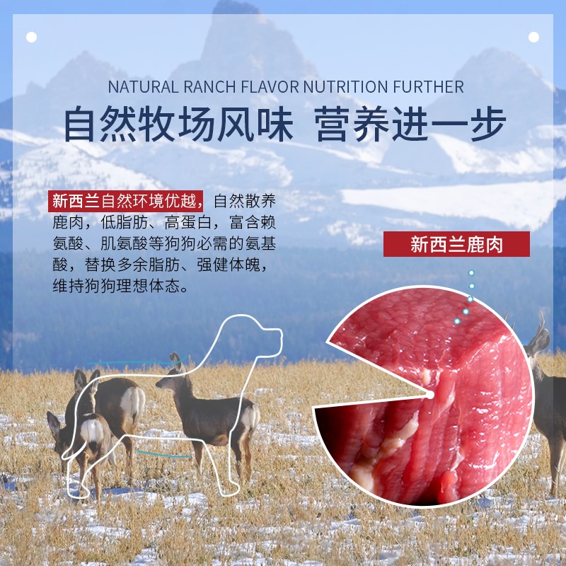 宠粮小型肉成犬10kg鹿肉双拼比熊泰迪通用型狗物小狗犬粒粮