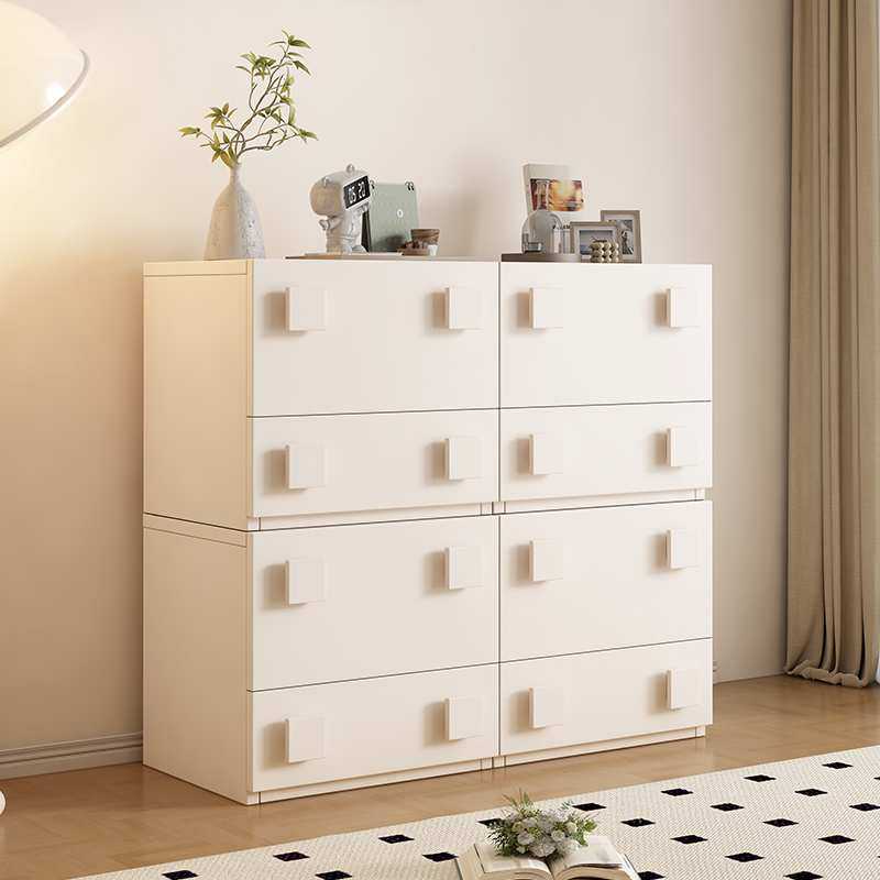 奶油风斗柜小户型卧室简约卡门柜组合简约中古风电视收纳柜床头柜,3C数码配件,摄像机配件,淘宝优惠券,粉丝福利购,淘宝优惠卷