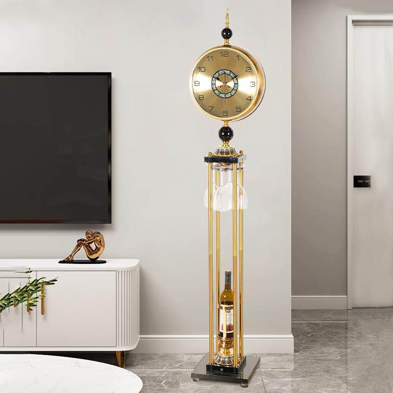 欧式落地钟客厅复古别墅大摆件酒架钟表美式金属创意静音家居立钟,模玩/动漫/周边/娃圈三坑/桌游,模型制作工具/辅料耗材,淘宝优惠券,粉丝福利购,淘宝优惠卷