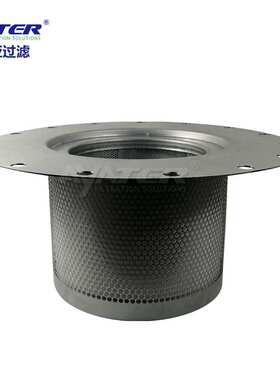 卅亚过滤 螺杆压缩机油气分离器滤芯折叠玻纤替代1614905400