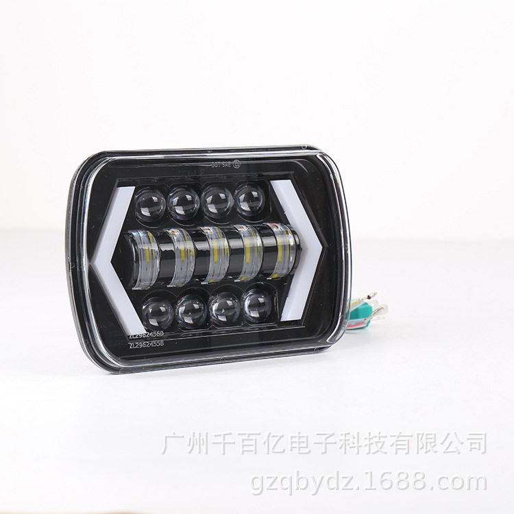 直销6X75X7方灯7寸方形55W头灯牧马人YJ切诺基XJ卡车大灯车灯