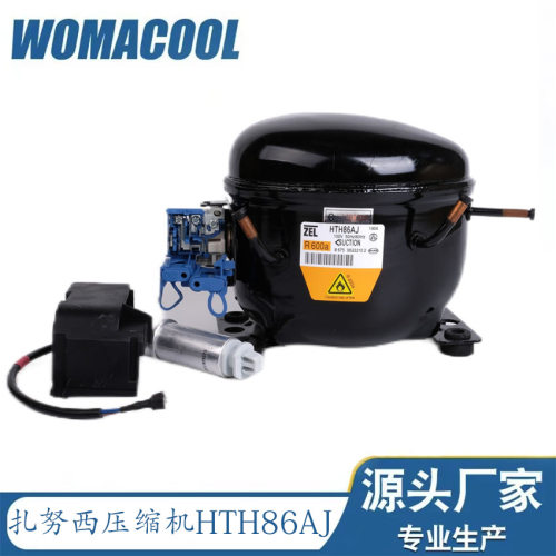 意大利扎努西ZEL HTH86AJ 100V/50-60Hz高效节能R600A冰箱压缩机