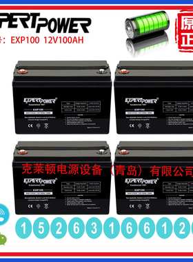 EXPERTPOWER蓄电池EXP100 12V100AH不间断电源长寿命精密仪器